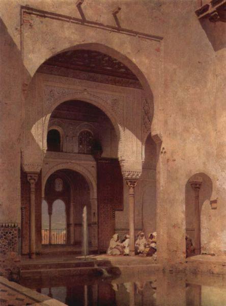 Adolf Seel Alhambra oil painting picture